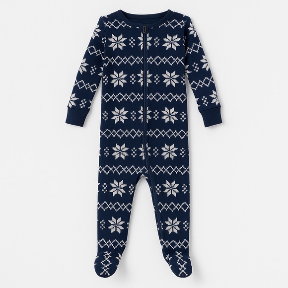 Union Suit Baby Pajamas Size 6-12M‎ One Piece Body Suit Snug Fitting Babies New - Picture 1 of 11